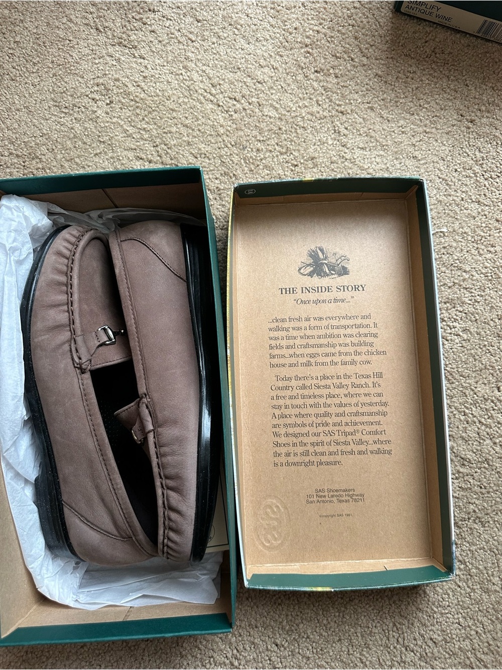 SAS Women’s Light Brown Suede Slip-On Loafers